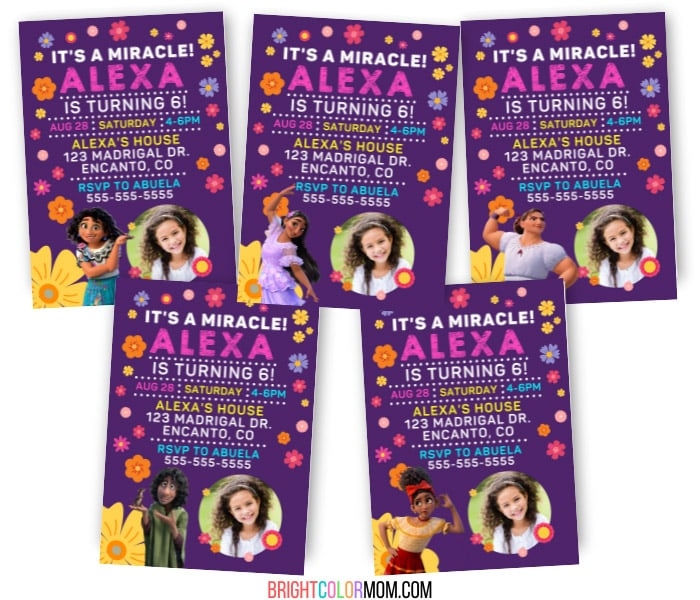 Customize An Encanto Invitation Template Free In Canva 