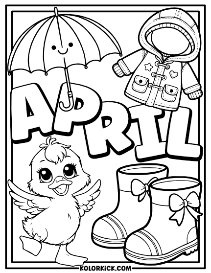 Coloring Pages April