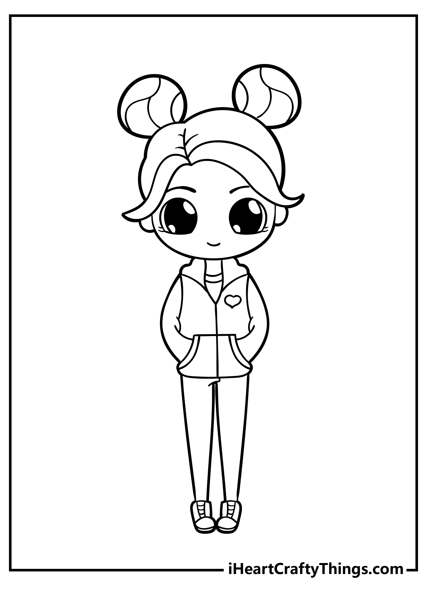 cute coloring pages for girls easy printable pdf