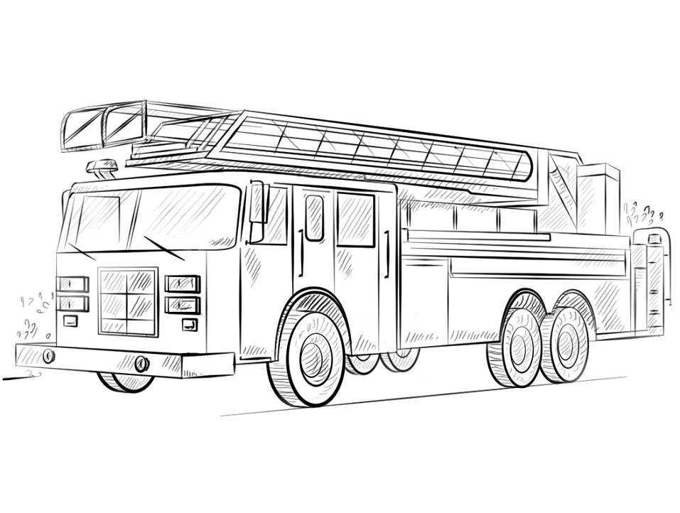 Cute Fire Truck Coloring Page Free Printable Coloring Pages For Kids