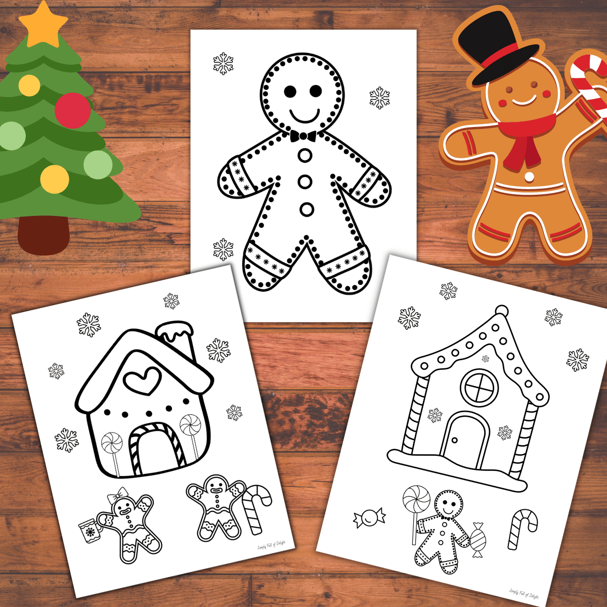 gingerbread man coloring page free