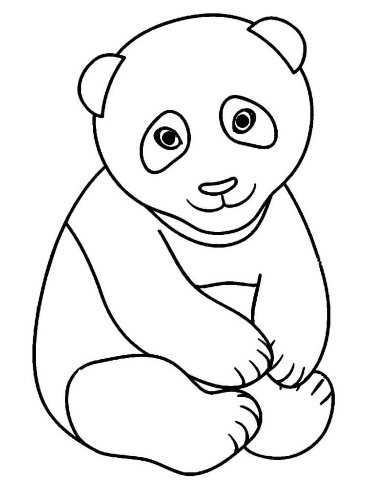 Cute Panda Coloring Page Free Printable Coloring Pages For Kids