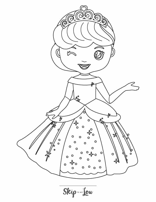 Cute Printable Coloring Page For Girls Skip To My Lou Coloring Home