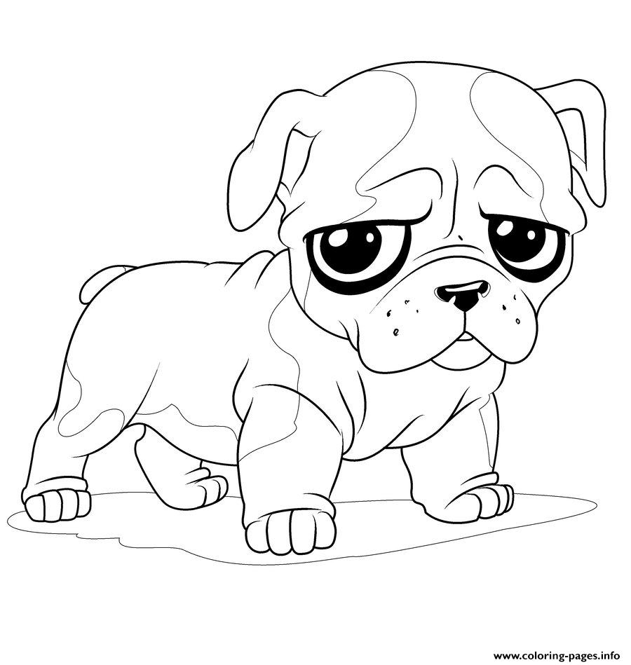 Cute Puppies Coloring Page Printable
