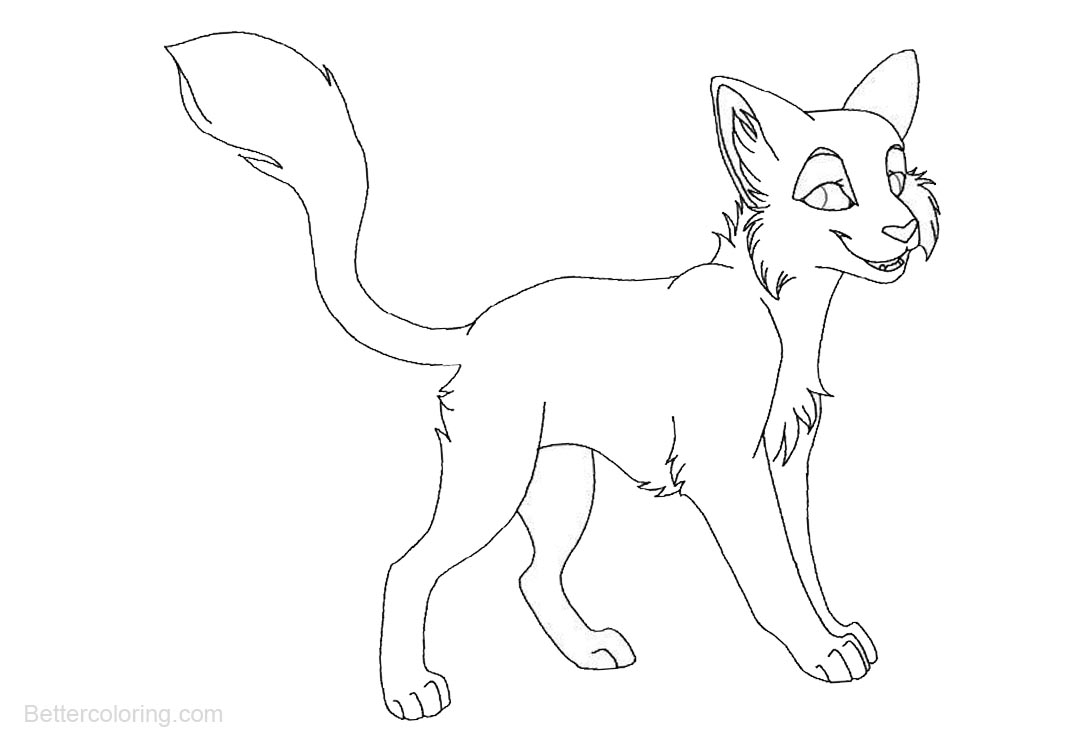 Cute Warrior Cats Coloring Pages Free Printable Coloring Pages