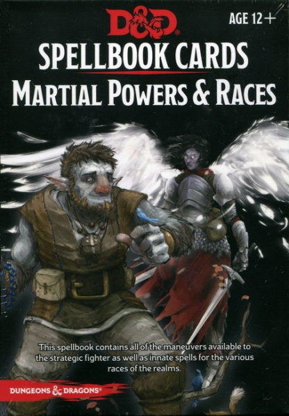 5e martial powers and races cards printable