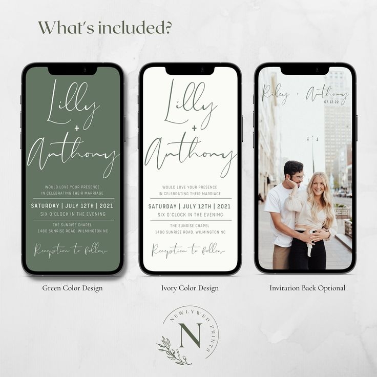 iphone invitation template