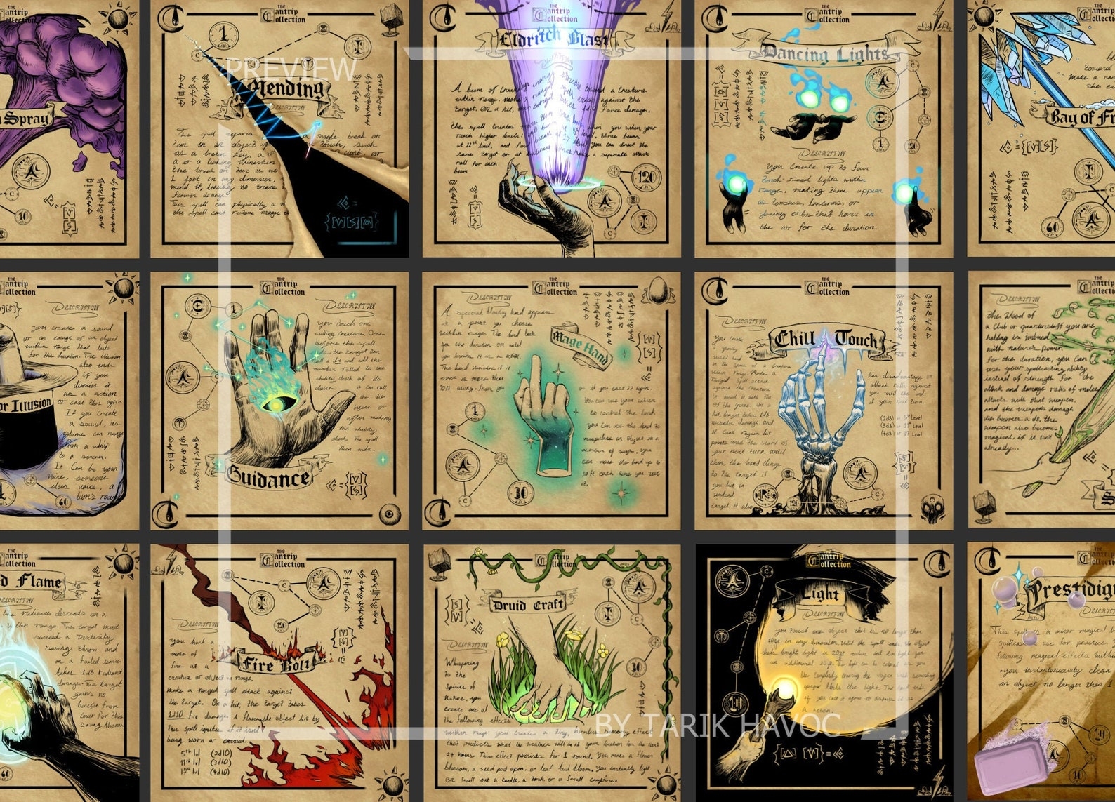 Dnd Printable Spell Cards