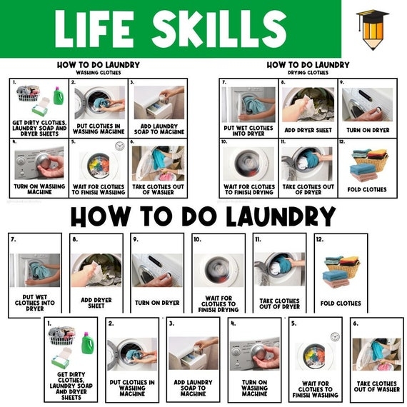 Doing Laundry Multi Step Sequencing Cards Teacher Made 54 OFF