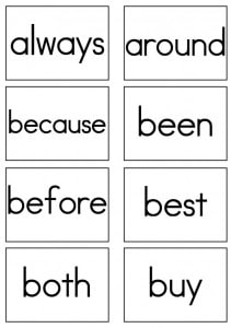 Dolch Second Grade Sight Words Flash Cards Sight Words Reading 