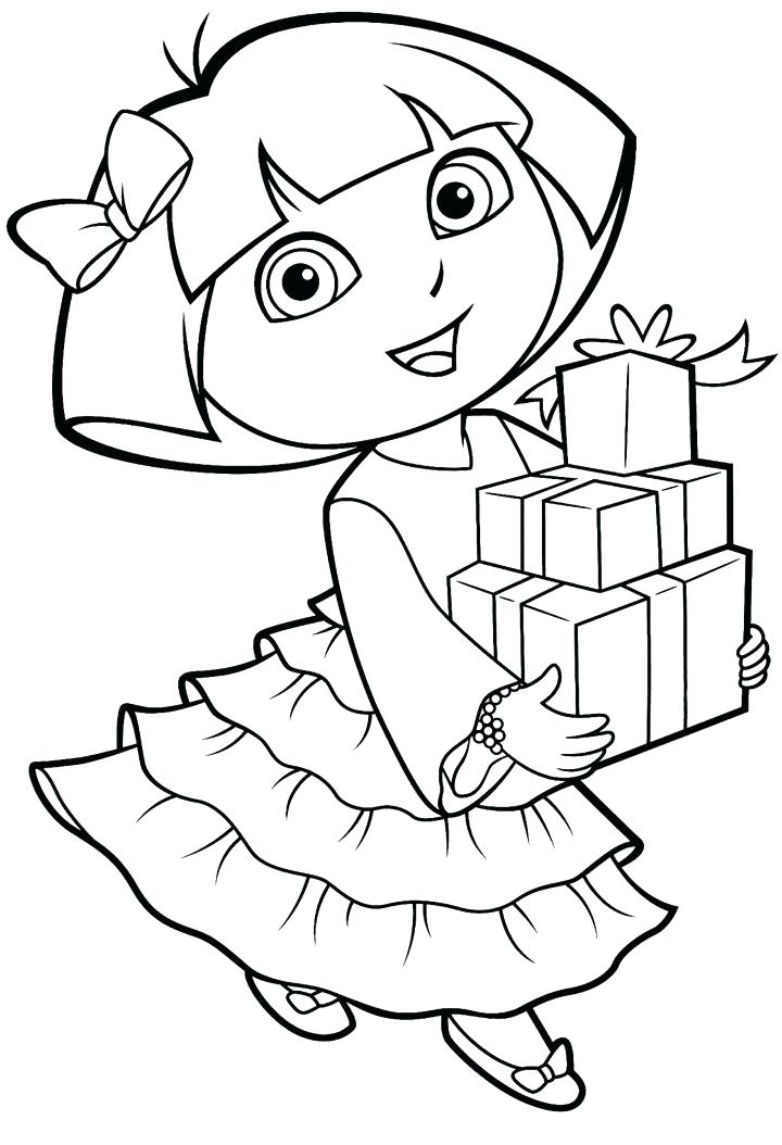 Dora Printable Coloring Pages At GetDrawings Free Download