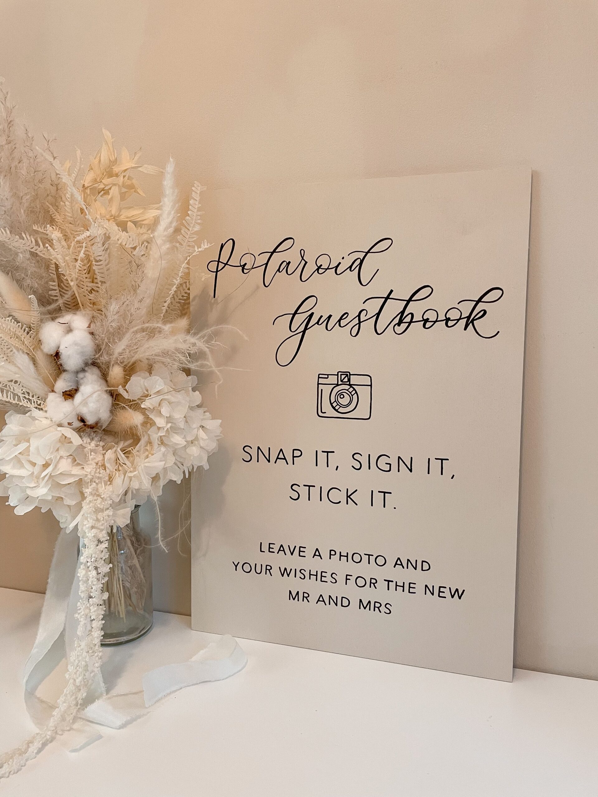 downloadable free printable polaroid guest book sign template