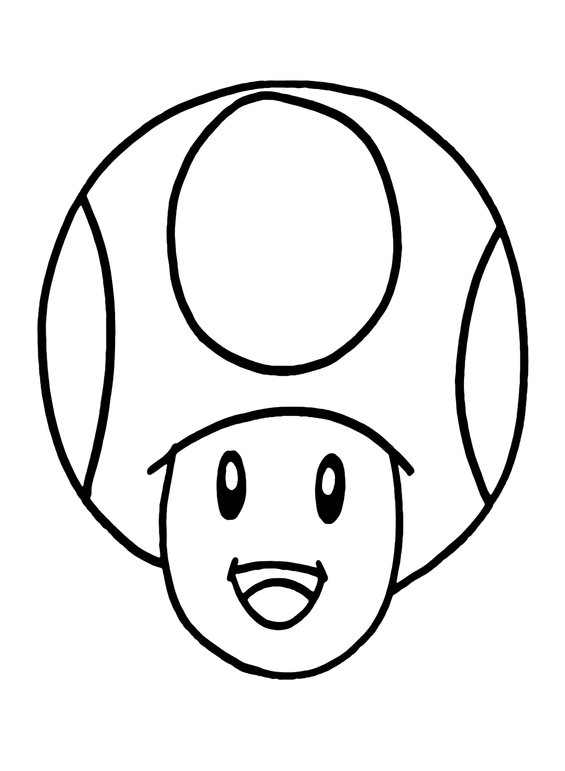 Toad Coloring Page