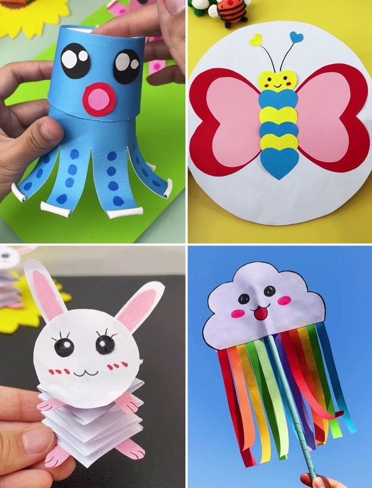Easy Fun Paper Craft Activities For Kids