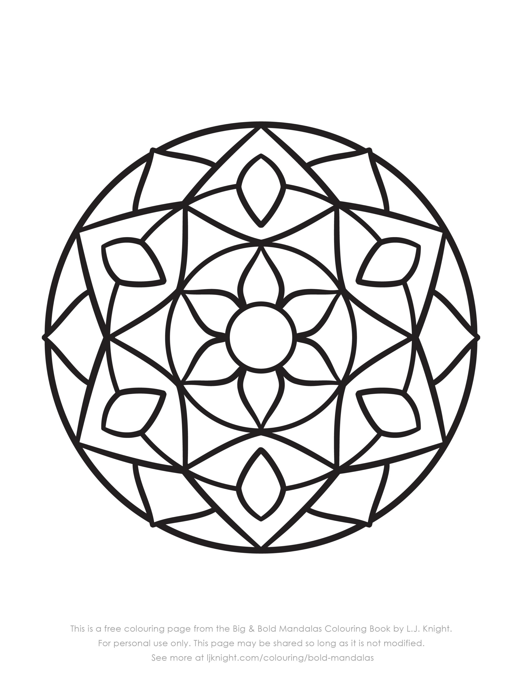 mandala coloring pages for adults free