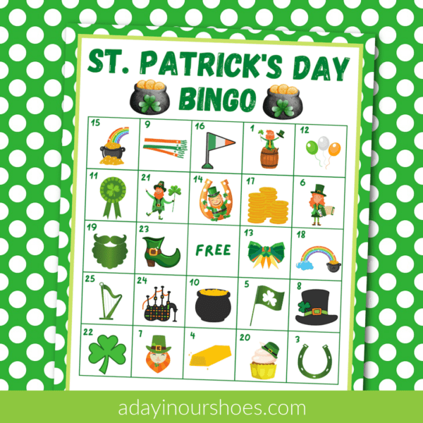 EASY PRINT St Patrick 39 s Day Bingo Cards Digital File 40 Cards 