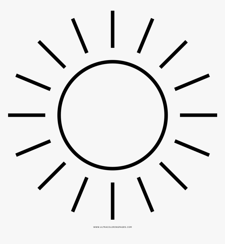 Coloring Page Of The Sun