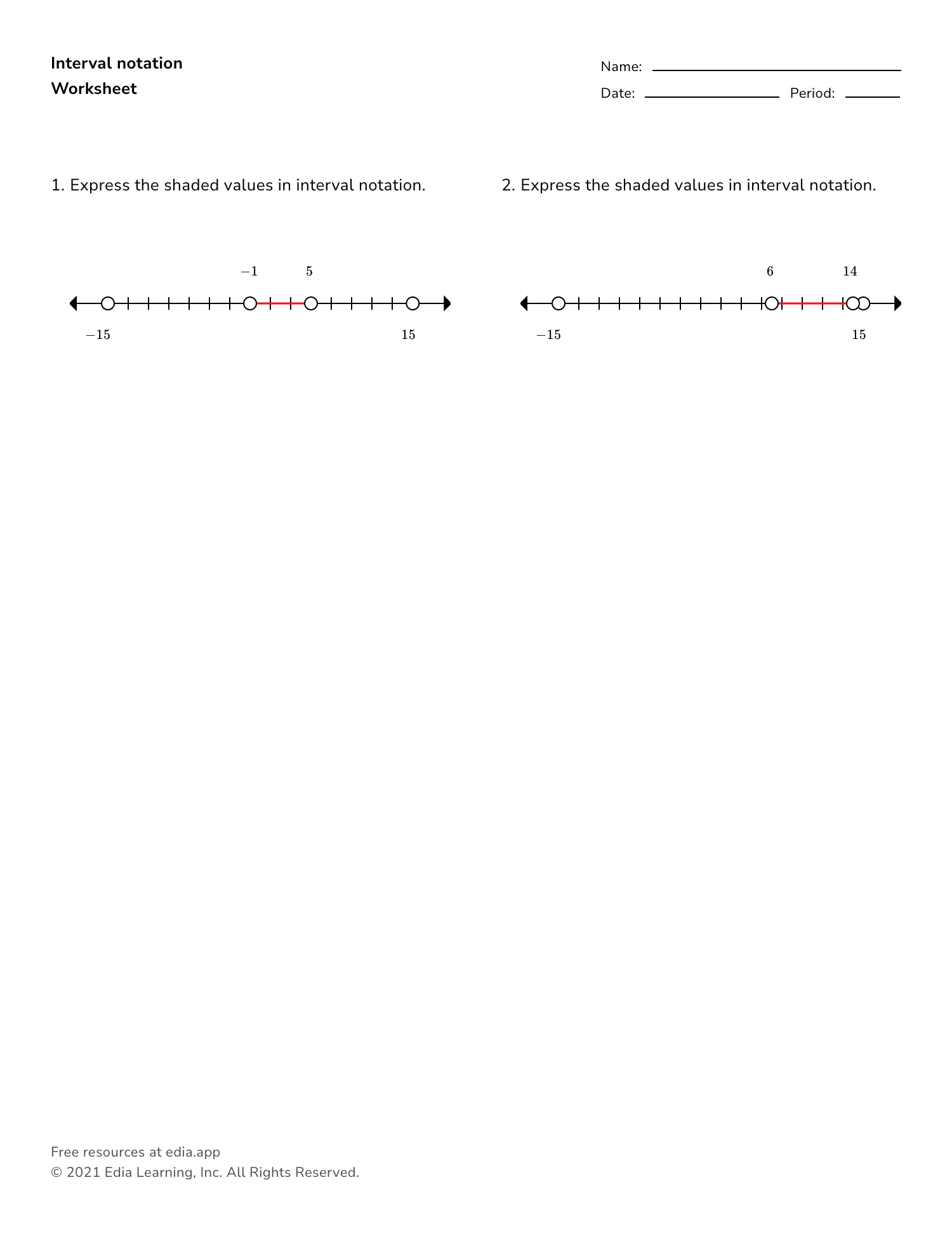Edia Free Math Homework In Minutes Worksheets Library
