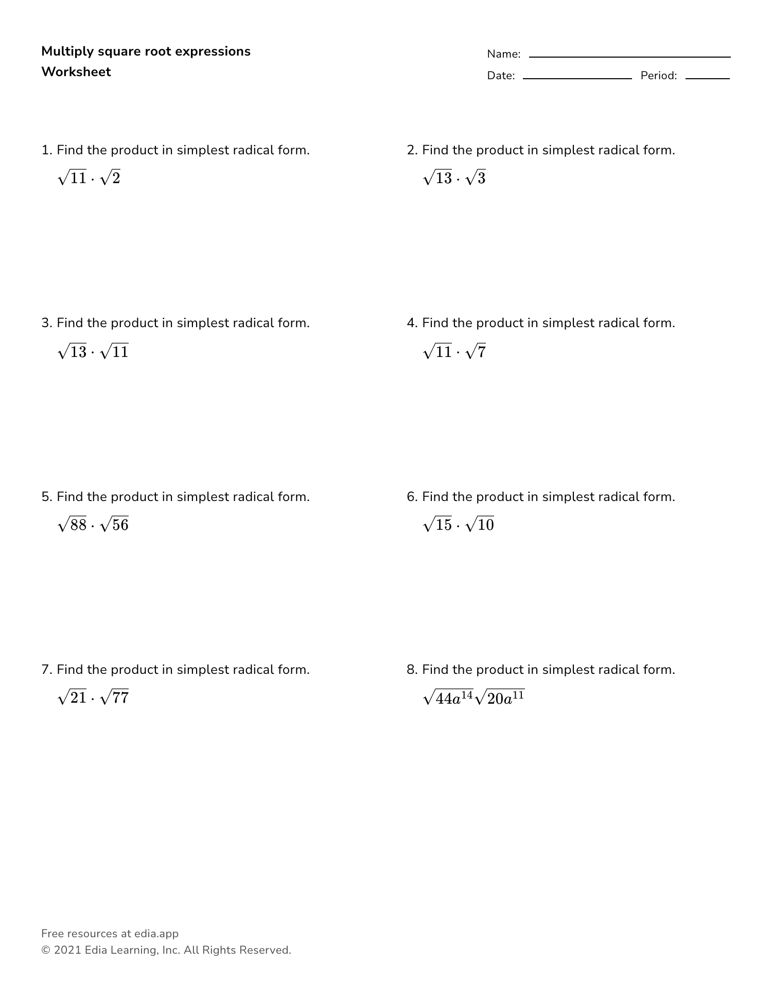 Edia Free Math Homework In Minutes Worksheets Library