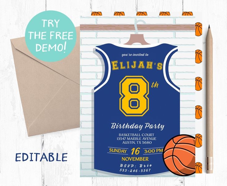 jersey invitation template