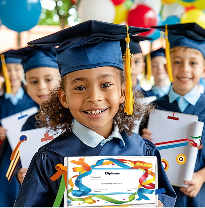 Editable Free Printable Kindergarten Certificate Templates