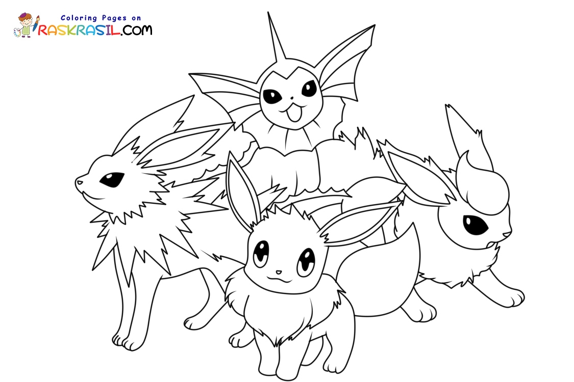 Coloring Pages Eevee