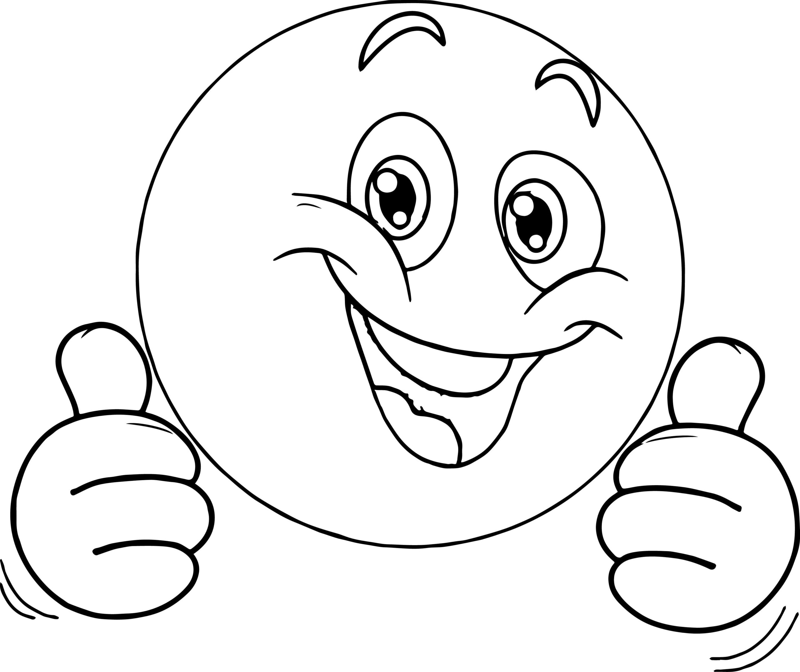 Emoji Faces Coloring Pages