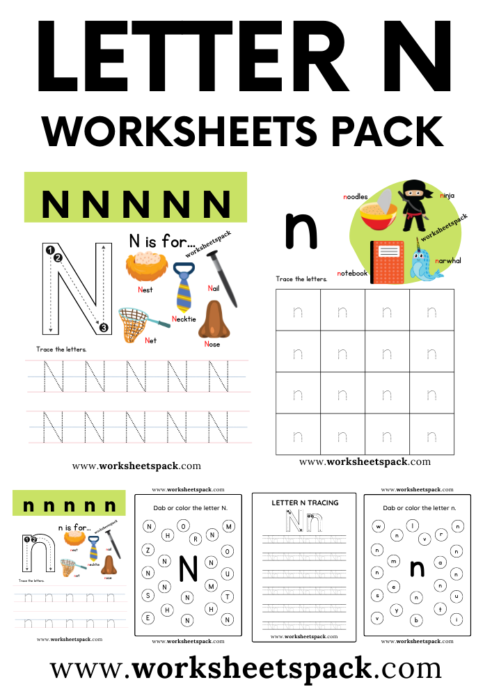 Engaging Letter N Worksheets For Kids Fun Activities And Printables