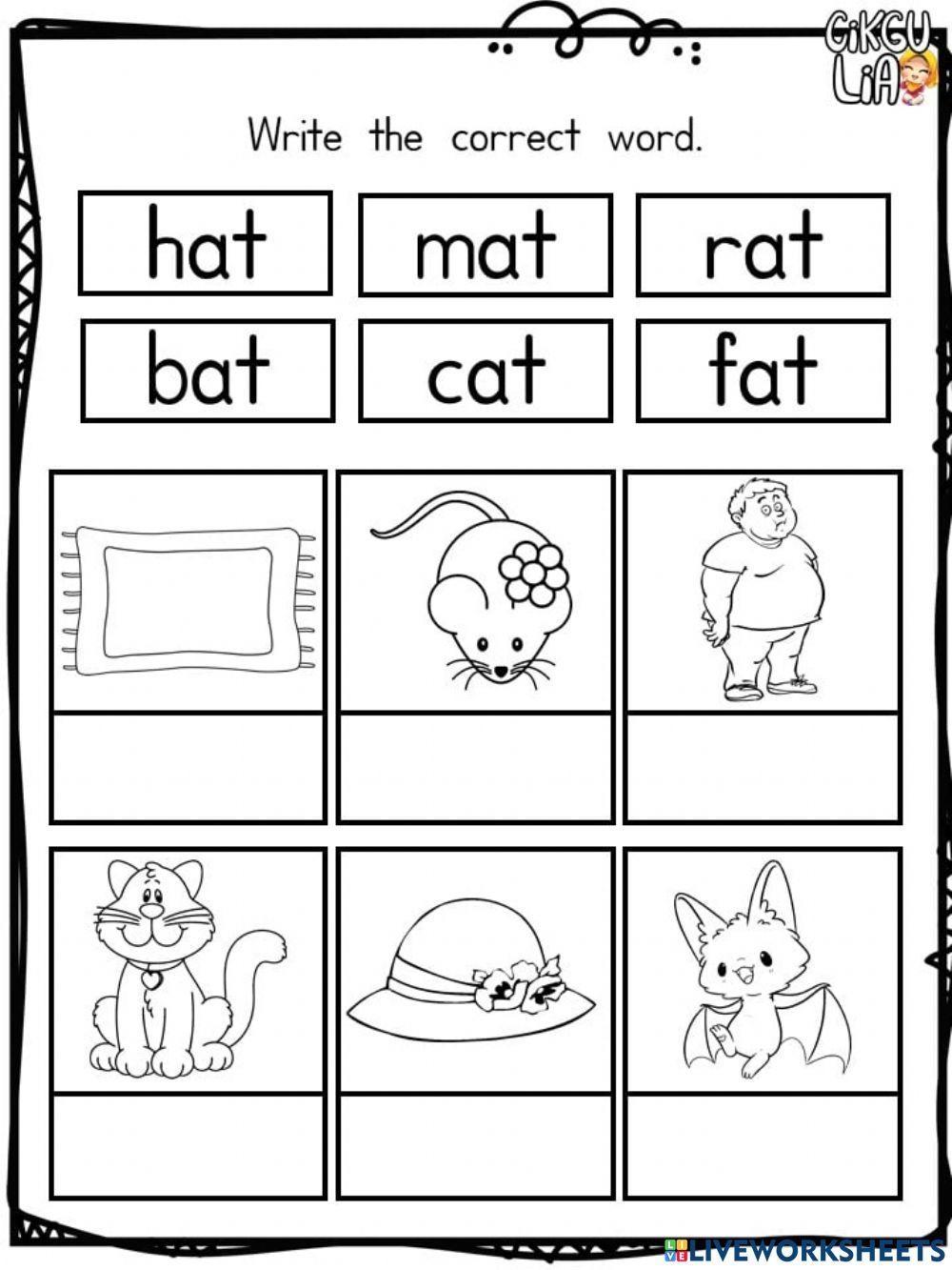 English Online Exercise For Preschool Live Worksheets Worksheets 