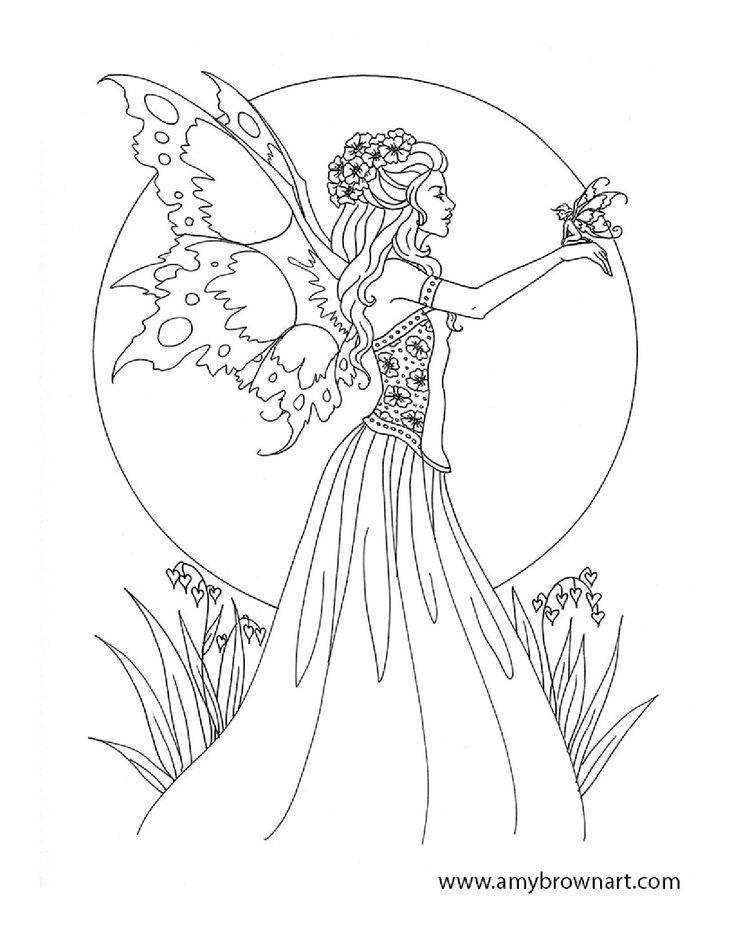 Enter A World Of Magic With Beautiful Fairy Coloring Pages