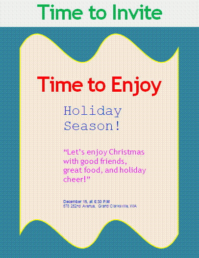 Event Invitation Templates 2 Word PDF Formats Professional Word 