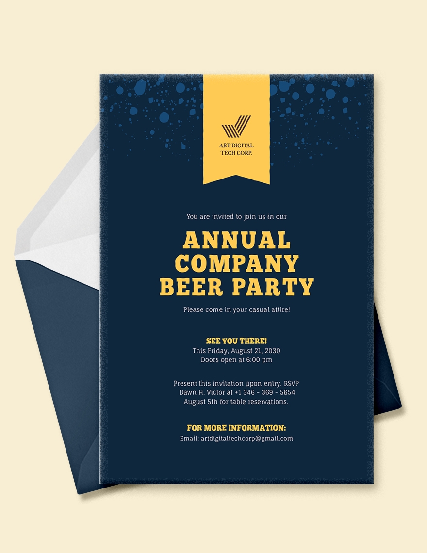 Event Invitation Templates Design Free Download Template