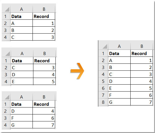 Excel Merge Worksheets Into One Sheet