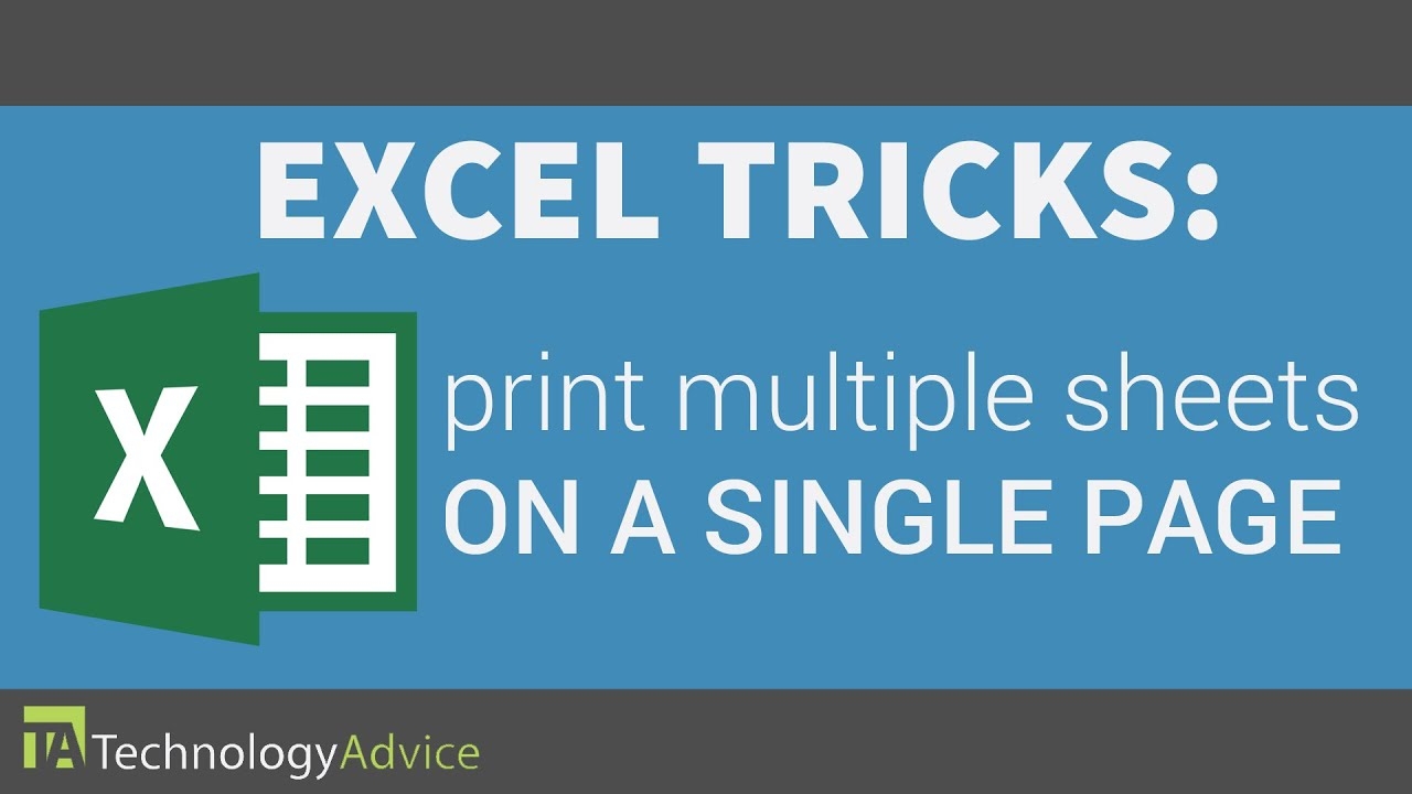 Excel Print Multiple Worksheets On One Page Free Printable