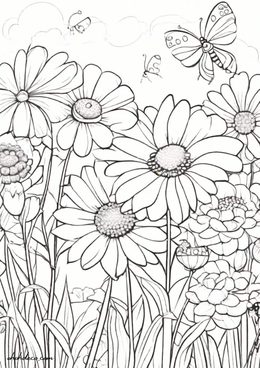 Explore The Beauty Of Spring With These 32 Free Coloring Pages