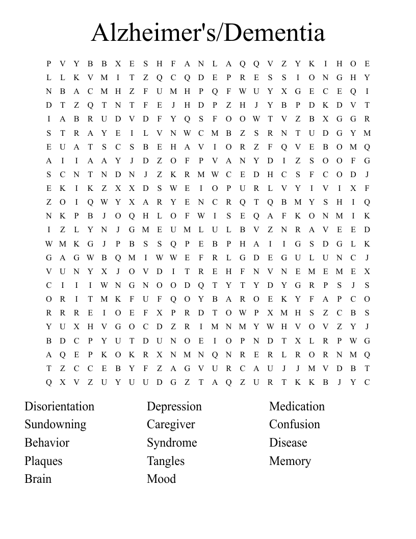 free printable word games for seniors with dementia