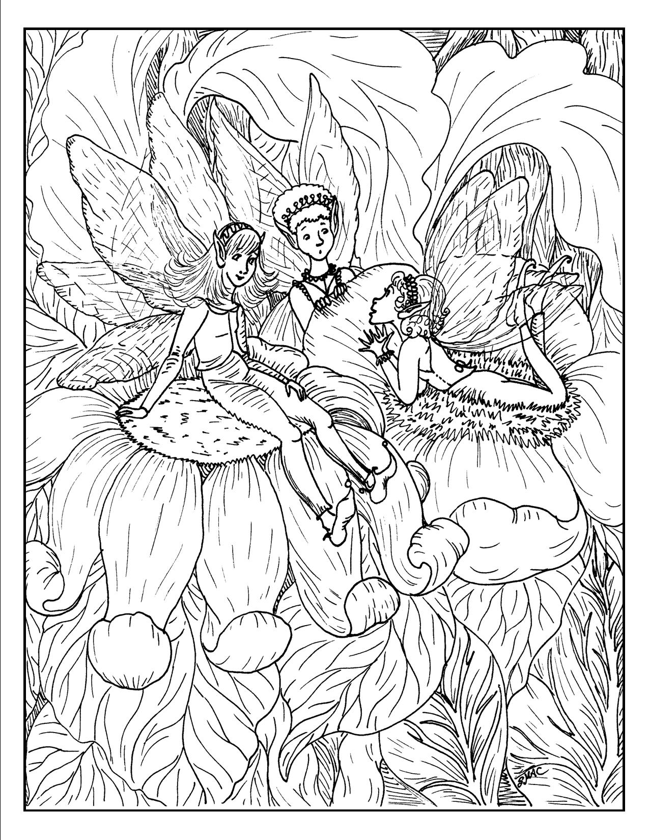 Fantasy Coloring Pages Coloring Home