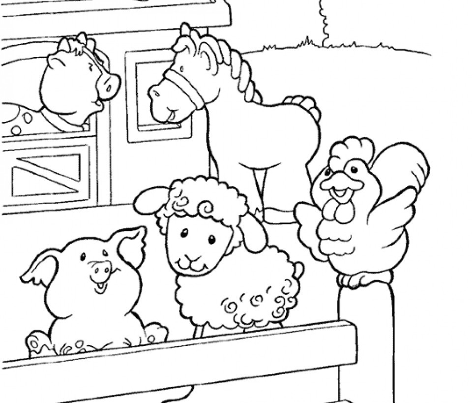 Farm Coloring Pages Free Printable