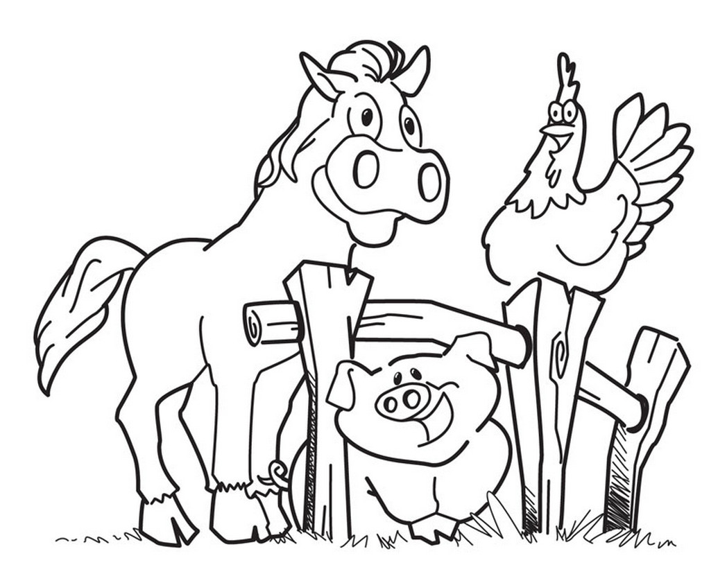 Farm Coloring Pages Free Printable At GetDrawings Free Download