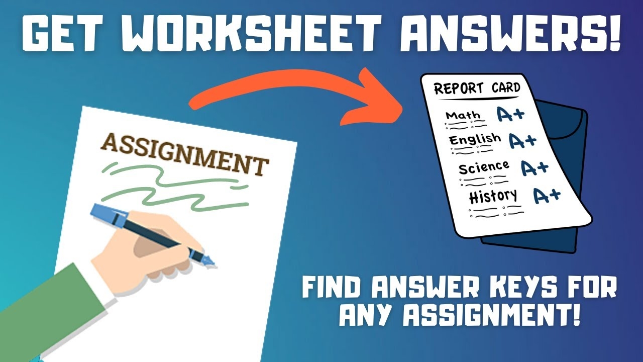 Find Answers To Any Worksheet