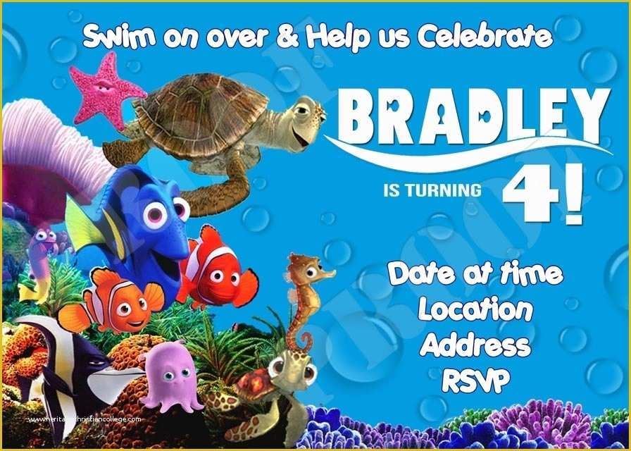 nemo invitation template