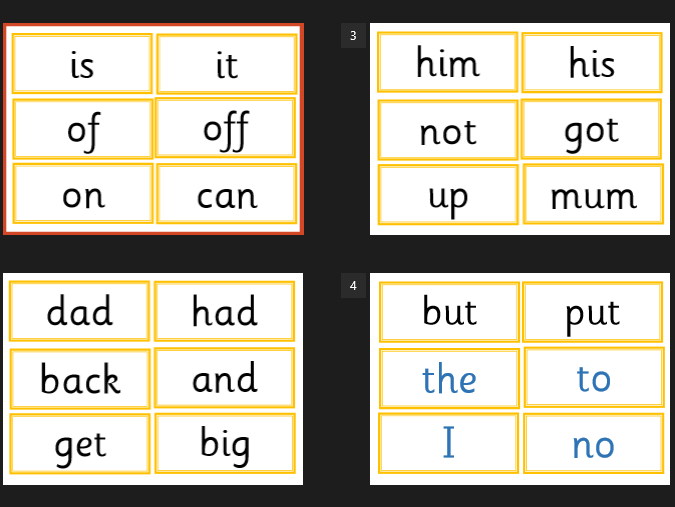 First 100 High Frequency Words Flash Cards Phonics Phases 2 5 EYFS 
