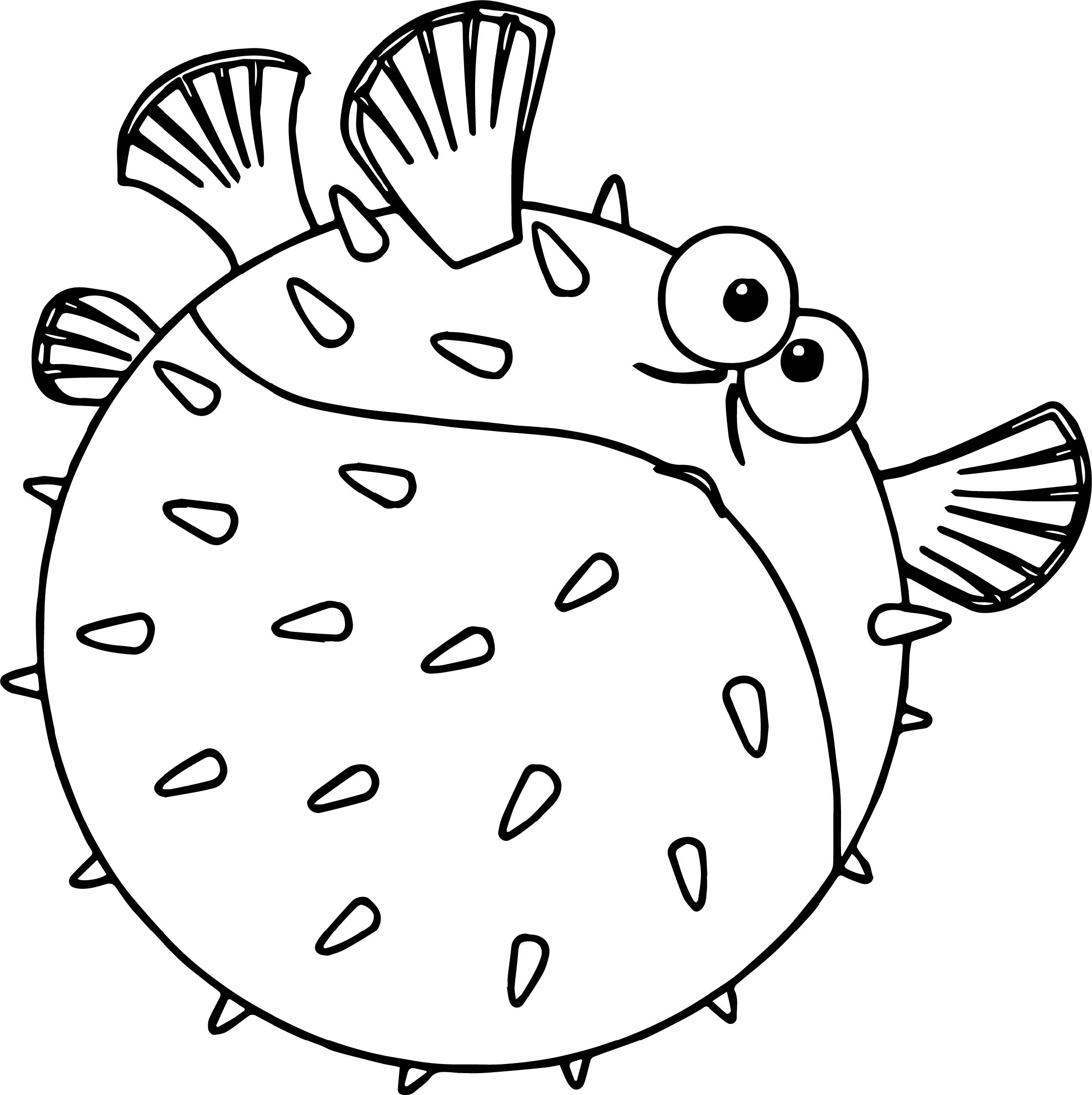 printable pictures of fish to color