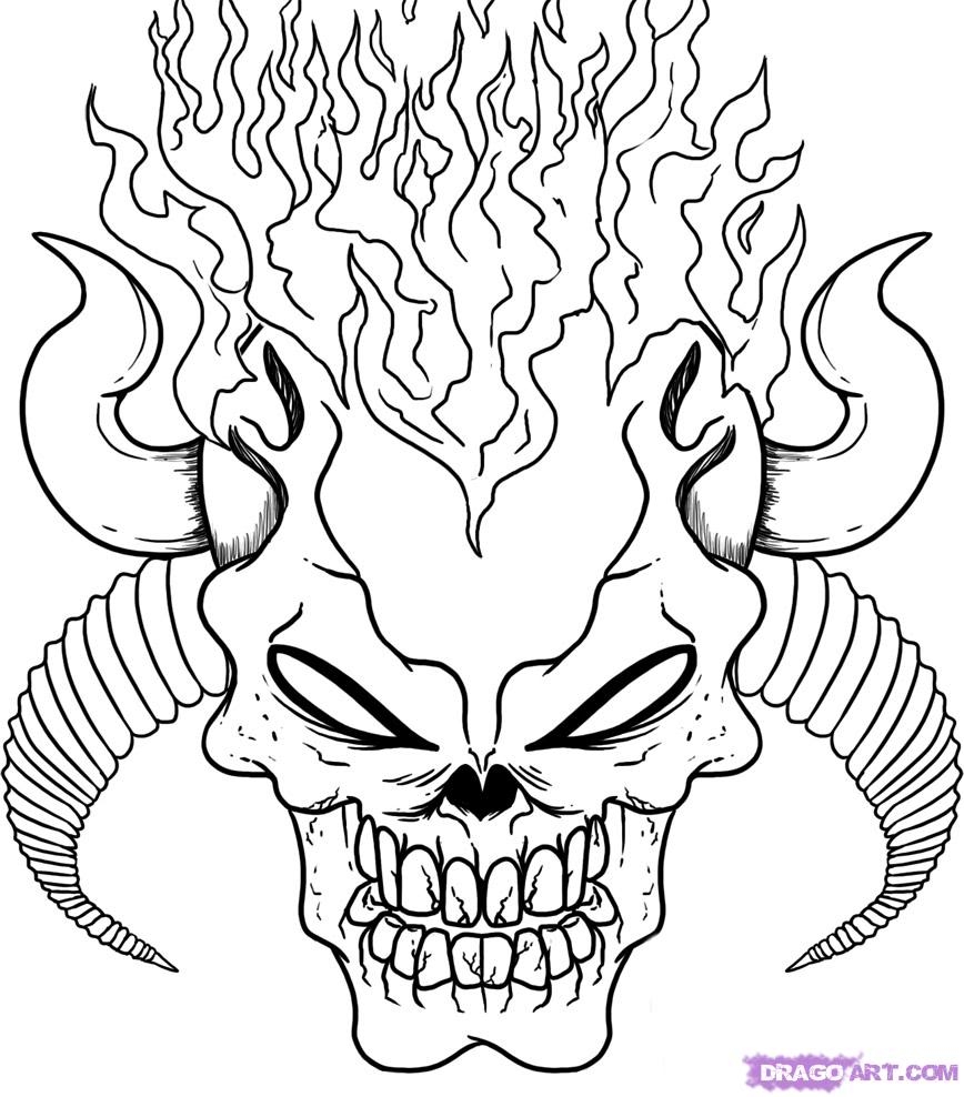 Flames Coloring Pages Coloring Home