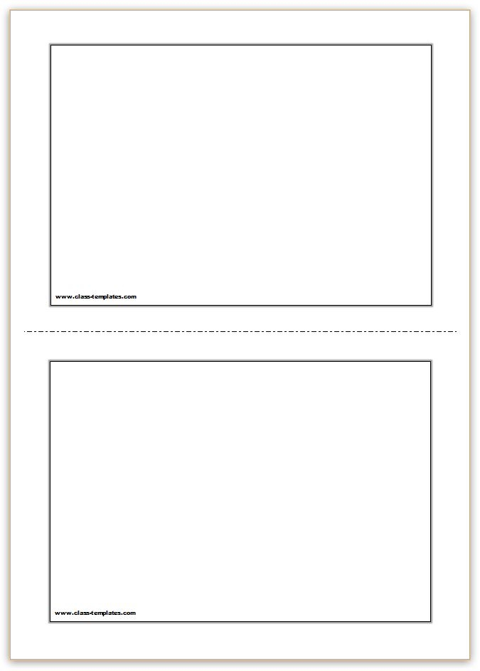 Flash Card Template