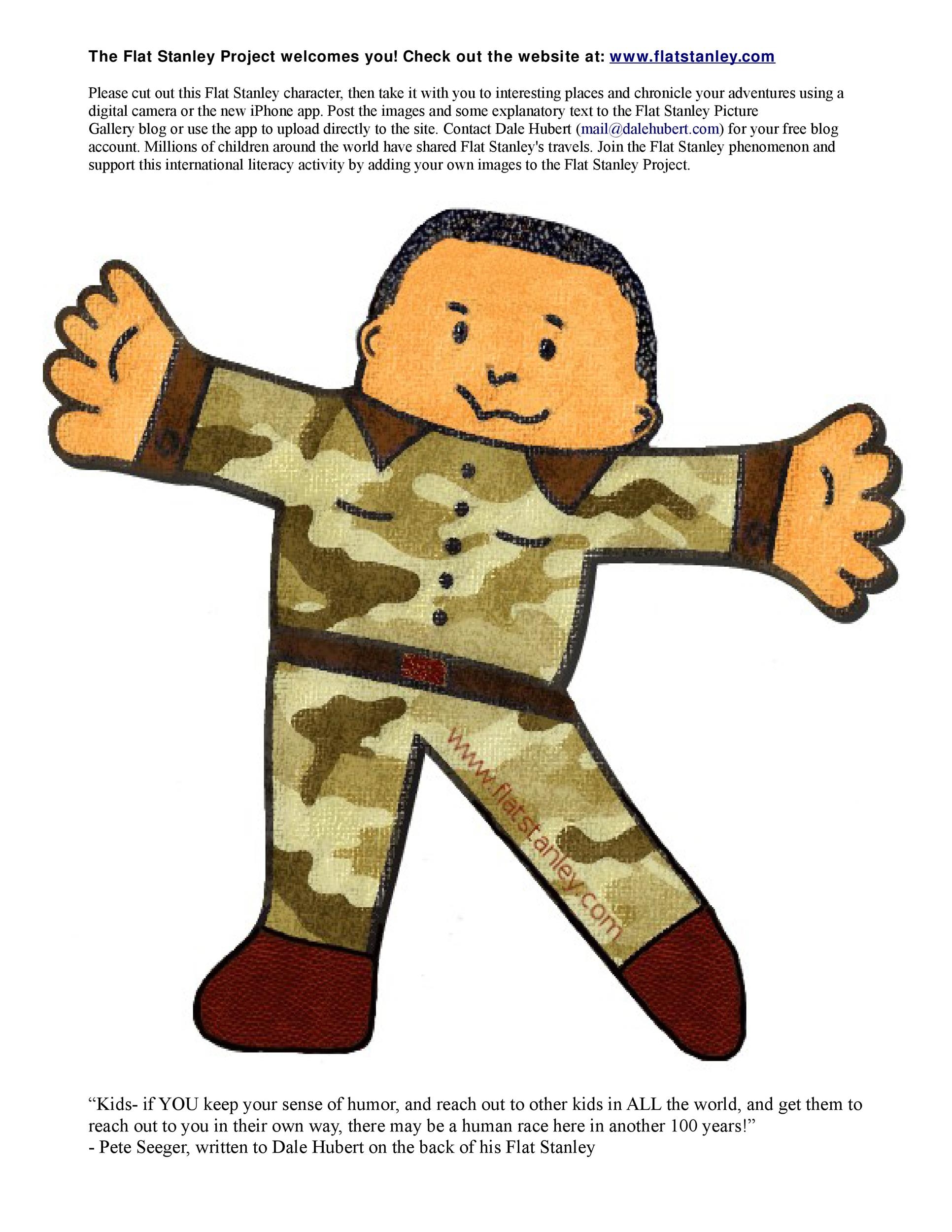 Flat Stanley Printable