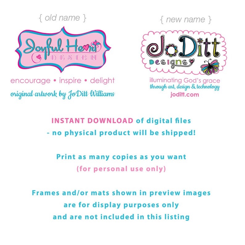 Floral Printable Journal Cards Scripture Memory Cards Project Life 