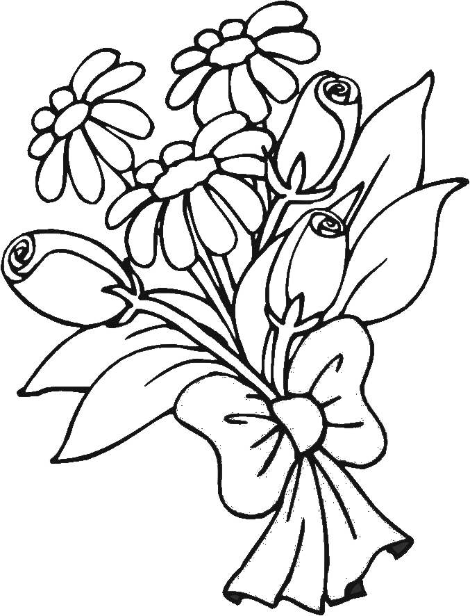 Flower Coloring Page Printable