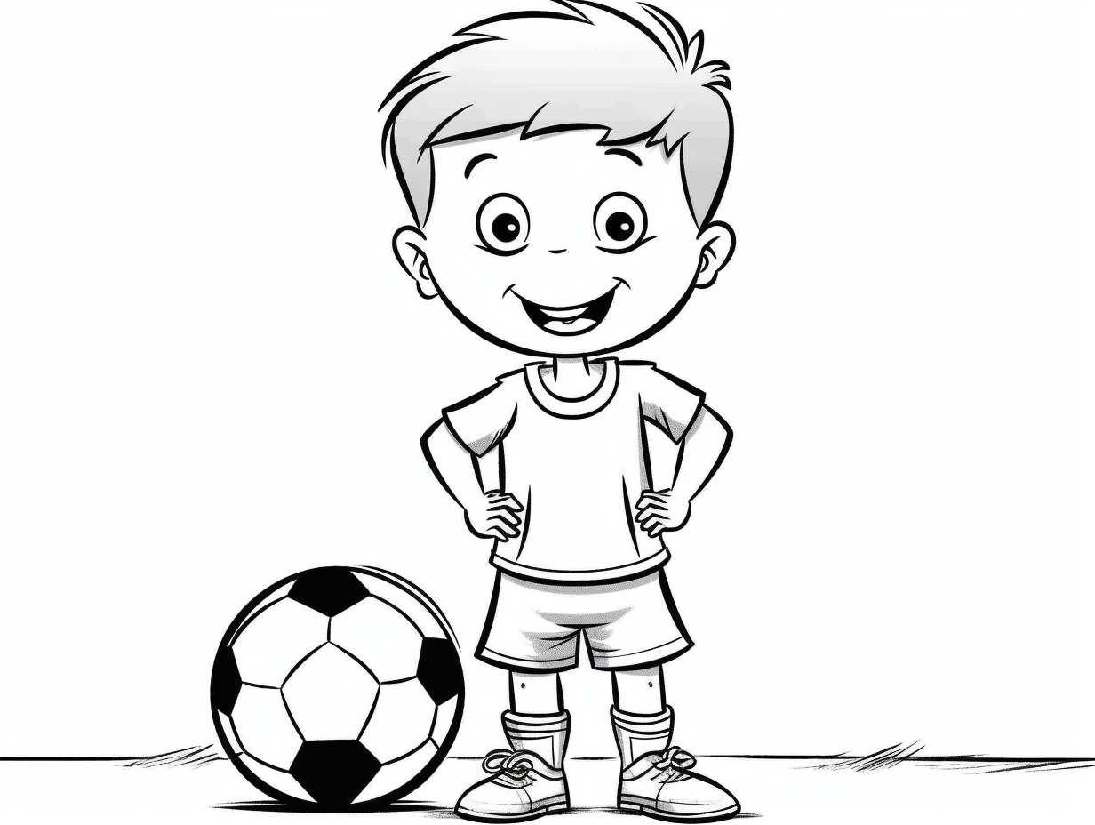 Football Game Coloring Page Coloring Page