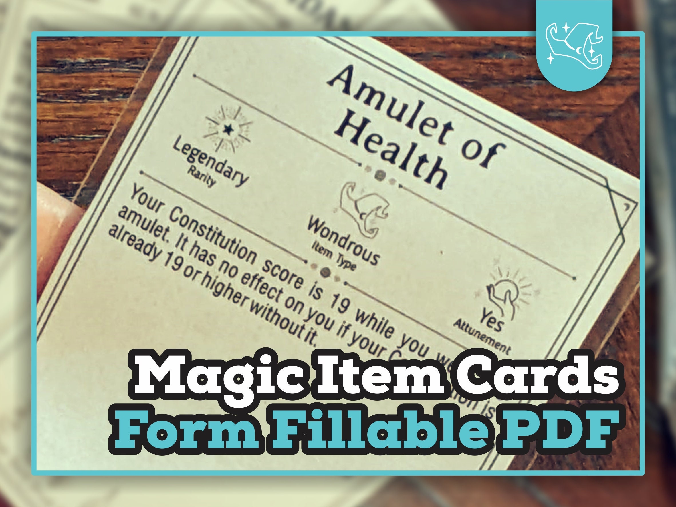 Form Fillable 5e Item Cards Printable Forms Free Online